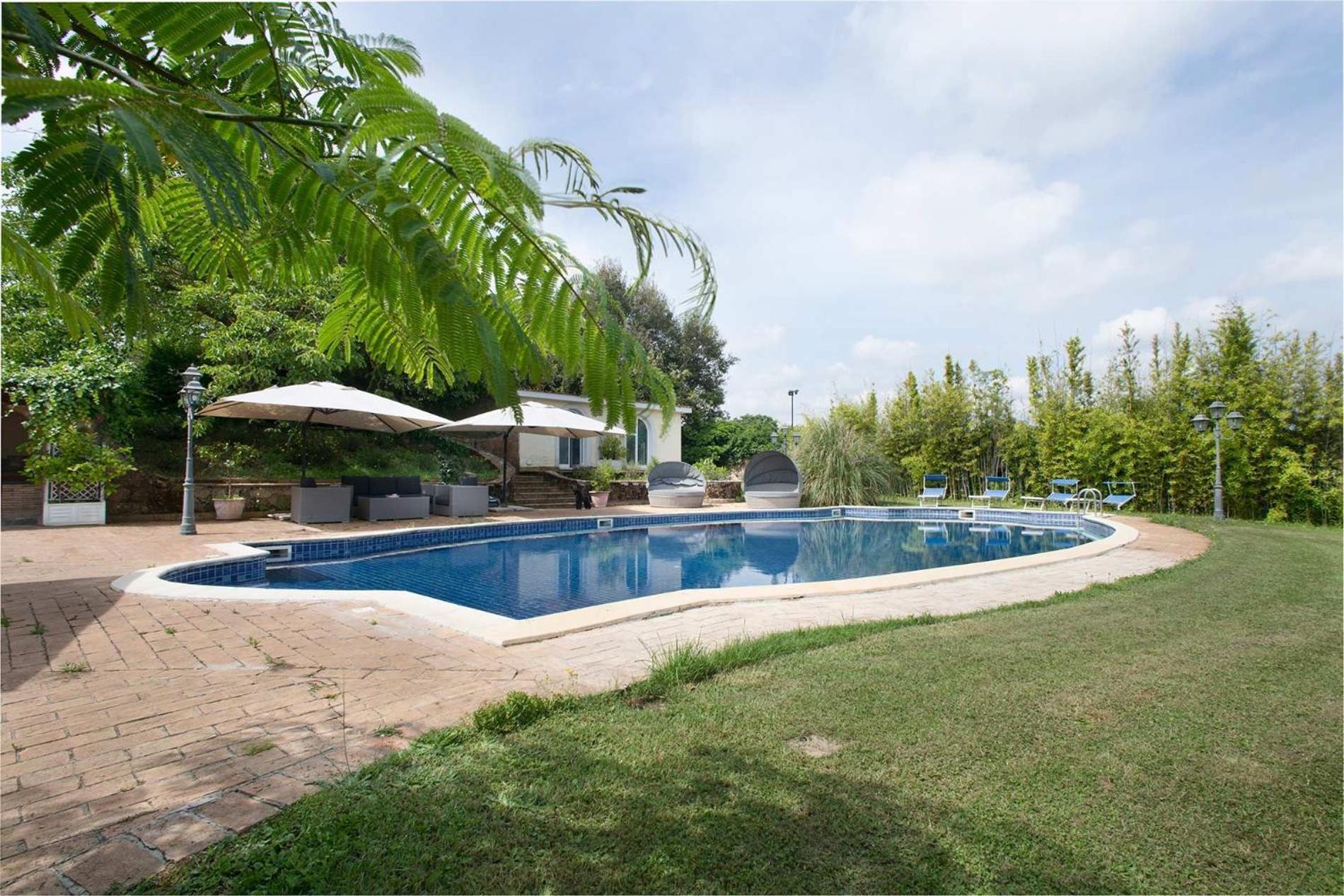 Prestigiosa Villa Con Parco Palestra E Piscina Roma Exterior foto